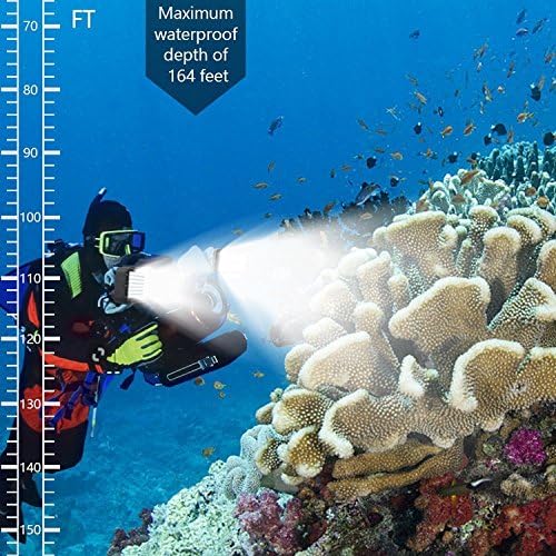 Suptig Underwater Lights Dive Light 84 LED High Power Dimmable Waterproof LED Video Light Waterproof 164ft(50m) Camera Light for Gopro Canon Nikon Pentax Panasonic Sony Samsung SLR Cameras - Image 4