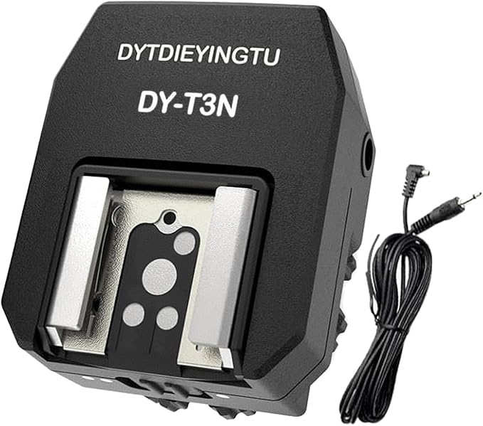 DY-T3N for Nikon Camera Flash hot Shoe Converter Adapter, Small Flash Godox iT30 im20/30, Height-Increasing Multi-Flash Trigger, Extended Body Universal Accessory (DY-T3N N01) by DYTDIEYINGTU