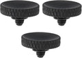 PATIKIL Camera Shutter Button, 3 Pack Soft Shutter Release Button Pure Copper Camera Button Knurled Suitable for Nikon for Fujifilm for Leica DSLR/SLR Camera, Matte Black by PATIKIL