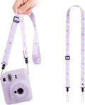 VOVMOEYA Camera Strap,Cute Camera Lanyard Neck Strap,iPad Strap,Cute Camera Strap for Fujifilm mini Camera Kodak Smile + Smile plus,purple by VOVMOEYA