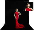 BEIYANG 5X10FT Black Velvet Backdrop Screen, Pure Black Background Screen for Photography, Portrait, Product,Video Shooting, Background Cloth for Studio,Party,Decoration by BEIYANG