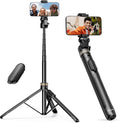 Sensyne 72" Extendable Tripod for iPhone & Selfie Stick with Detachable Phone Holder & Wireless Remote, Compatible with All Cell Phones, Black by sensyne