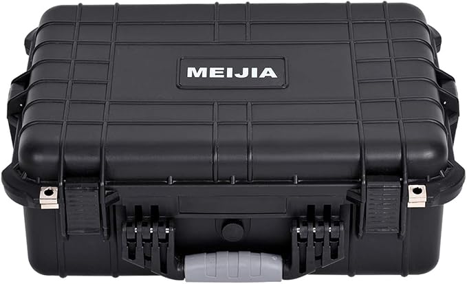 MEIJIA All Weather IP67 Waterproof Hard Camera Case,Hard Protective Case,Hard Case with Customizable Foam,Fit Use of Drones,Camera,Equipments,Pistols(Black,19.78x15.77x7.41inches) - Image 2