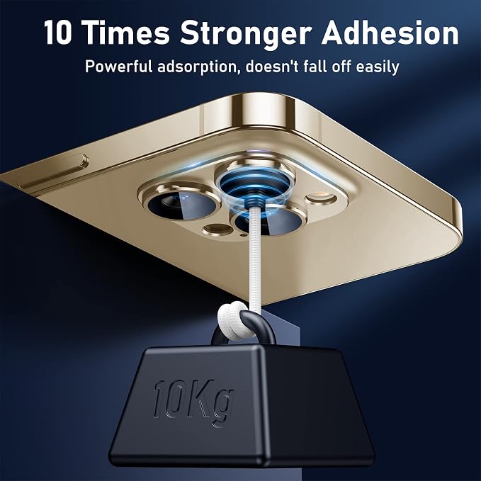UniqueMe for iPhone 13 Pro/iPhone 13 Pro Max Camera Lens Protector - Gold | Strong Drop Protection, Not Easy to Fall-off, Metal Ring, Tempered Glass, Rear Camera Screen Cover - Image 5