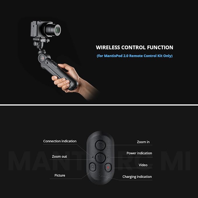 PGYTECH MantisPod 2.0 Bluetooth Mini Camera Vlogging Tripod - Image 8
