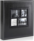 Ywlake Photo Album 4x6 600 Pockets Photos, Extra Large Capacity Family Wedding Picture Albums Holds 600 Horizontal and Vertical Photos Black by Ywlake
