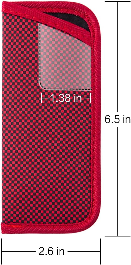 TRIUMPH VISION 3 Pack Reading Glasses Pouch Soft Case Eyeglass Sleeve Slim | Alternative to Bulky Case in bag, Lightweight Lined Padded Protect Optical lens Slip in, Cute Pattern Portable for Daily Use - Image 6
