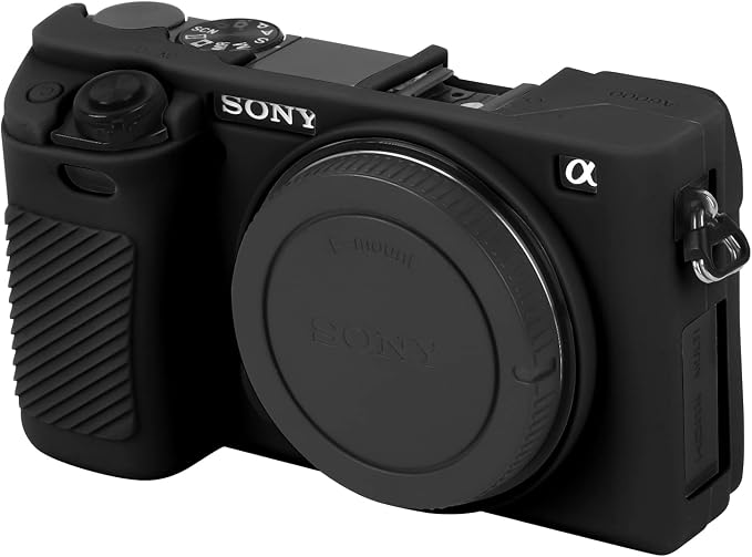 Easy Hood Case for Sony Alpha A6000 ILCE-6000 Digital Camera, Black | Soft Silicone,Anti-Scratch,Dustproof,Shockproof,Slim Fit,Enhanced Grip,Camera Skin Protector Accessories Protective Cover by EasyHood