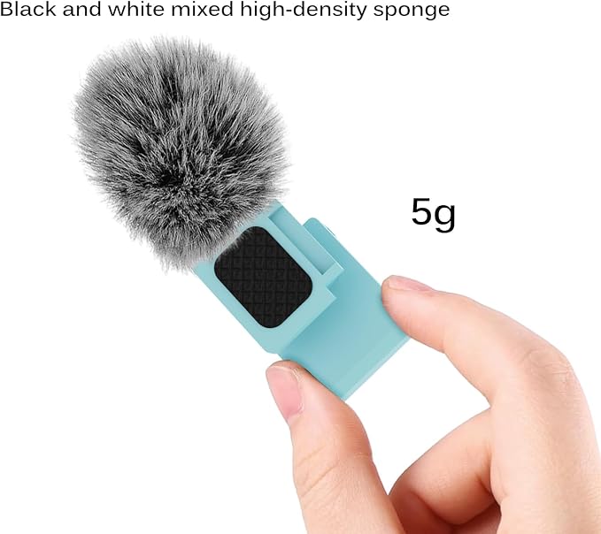 (2 Pack) Cold Shoe Adapter for Sony ZV-1,ZV-1 II,ZV-1F,ZV-E10,ZV-E1M2/ZV-E1 | Can be equipped with a mic and a fill light,for vlogging;fur reduces wind noise,Weighs as little as 6g,Non-slip,plug and play - Image 8