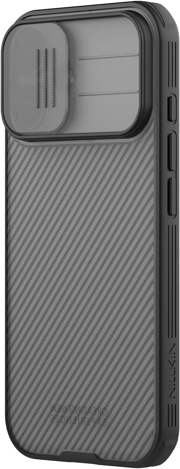 Nillkin for iPhone 17 Case with Slide Camera Cover & Thin Slim Fit | Shockproof Protective | Protector Privacy | Phone Case Camera Lens Protector, Transparent Black - Image 4