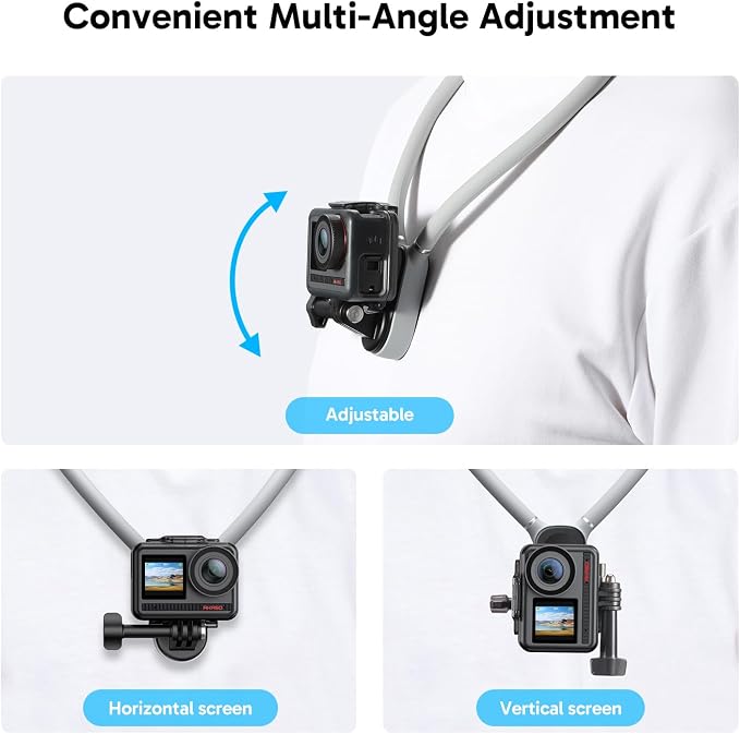 AKASO Magnetic Neck Mount Holder Chest Stand Strap for Phone, Action Camera | Compatible with Smart Phone and AKASO EK7000/Brave 4/Brave 7 LE/Brave 7/GoPro Hero12/11/10/ 9/Max/DJI Osmo Action 5/4/3 - Image 6