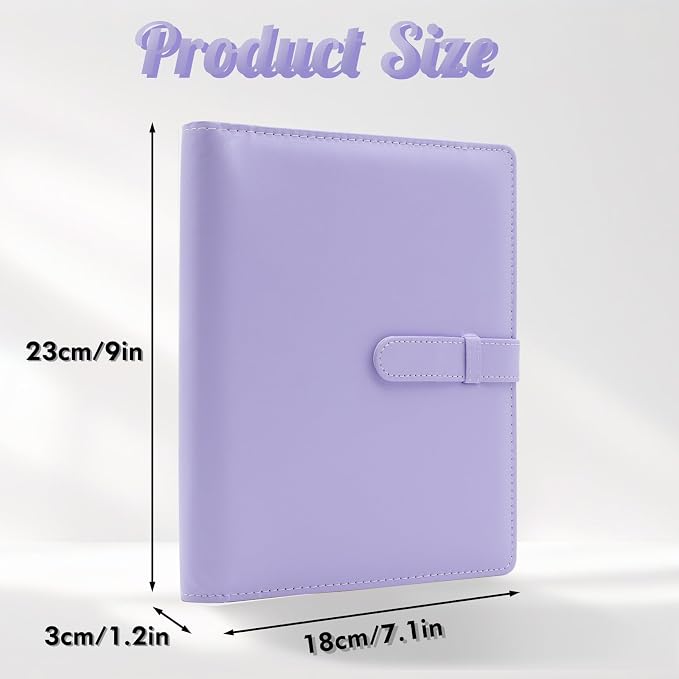 Small Photo Album 4x6 with 152 Pockets Mini Picture Book Leather Cover Portable Wallet Photo Storage for Family Graduation Wedding Travel Gift (Purple) - Image 3
