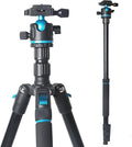 Camera Tripod, 68" / 174cm Lightweight Travel Monopod with 360°Ball Head Payload 15 lbs, Adjustable Height from 17" to 68" Professional Stand for DSLR Camera Shooting by JAFUQAW