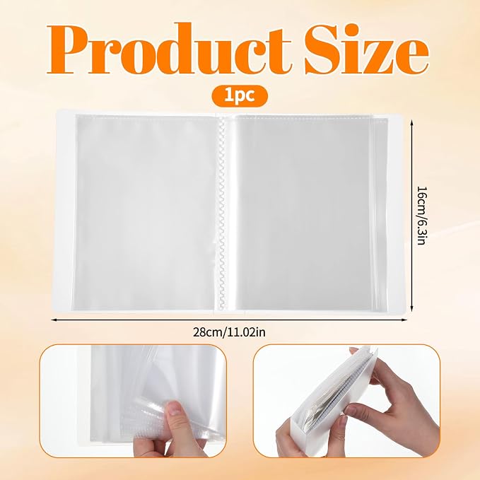 A6 Storage Folder with Tweezers, A6 Clear Sticker Photo Storage Album, Sticker Collecting Album Organization, Stamp Cutting Dies Storages Book Organizer Folder for Cutting Dies Stencil Embossing Craft - Image 2