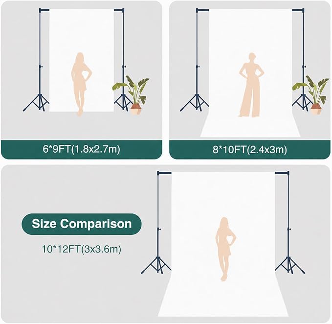 Kate White Photography Backdrop Solid White Photo Background for Portrait | Pure White Cloth For Portraits, Headshots, Product Photos, Videos, Streaming, Parties And Studio Shoots 6ft×9ft ﻿ - Image 5