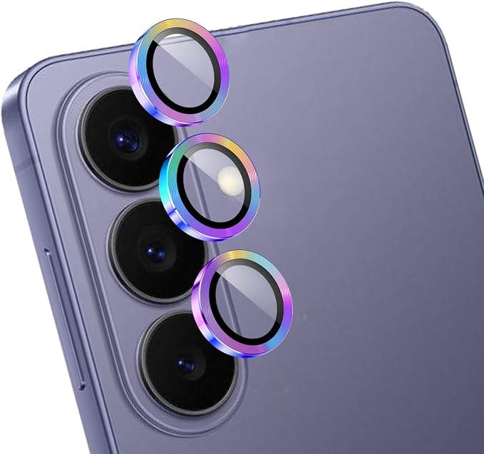 Camera Lens Protector for Samsung Galaxy S26,1 Pack | Tempered Metal Glass Camera Cover, HD Clear Anti-Scratch Lens Screen Protector Film,Case Friendly,Colorful Titanium by Unknown