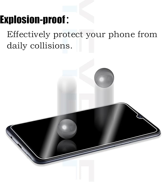 Galaxy A12 HD Clear Tempered Glass Screen Protector + Camera Lens Protectors, [2+2 Pack] [3D Glass] [Bubble-Free] [Anti-Glare] Screen Protector Glass For Samsung Galaxy A12 - Image 7