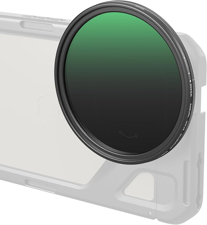 SmallRig Magnetic 67mm VND Filter ND64-ND400 (6-9 Stop), Adjustable ND Filter for iPhone 16 / S24 Ultra/for Vivo X100 & 67mm Camera Lenses, No X Cross HD Optical Glass, with Threaded Adapter - 5169 by SmallRig