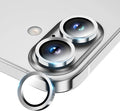 Camera Lens Protector for iPhone 17/16/16 Plus- White | 9H Tempered Glass, Metal Individual Camera Cover, Accessories, Anti-drop, Case Friendly, HD Clear, Anti-Scratch by WumigooProducts