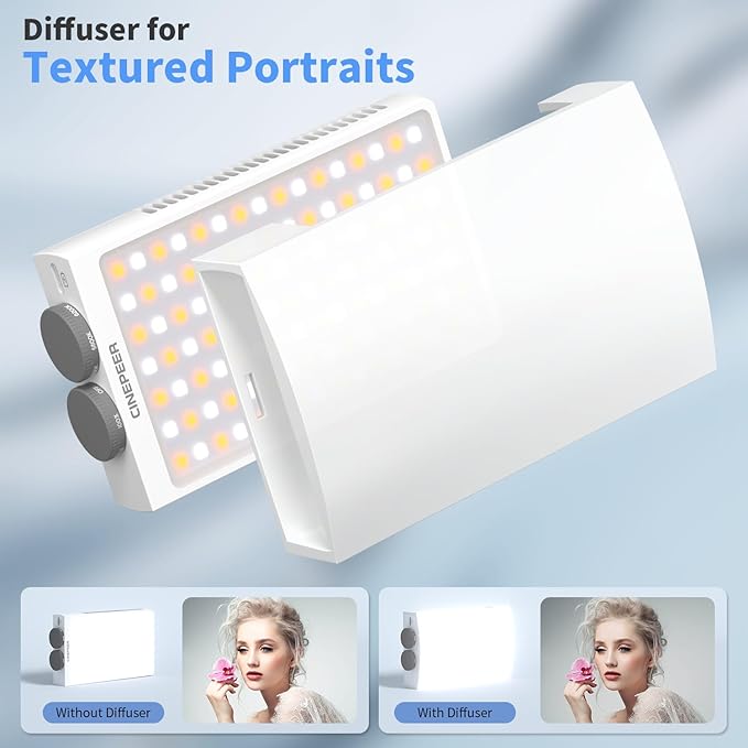 ZHIYUN CINEPEER CM25 25W LED Video Light Pocket-Sized Mini Portable Light - Image 4
