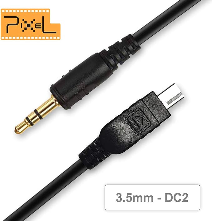 Camera Shutter Connecting Cable 3.5mm-DC2 Camera Connecting Cord Plug Compatible for Nikon Cameras (Fit for Pixel Shutter Remote Control TW-283 Series) - Image 5