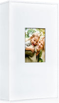 Ywlake Photo Album 4x6 300 Pockets, Leather Photo Albums Holds 300 Horizontal Only Pictures White by Ywlake