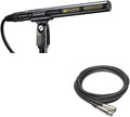 Audio-Technica AT875R Line and Gradient Condenser Shotgun Microphone + XLR Cable by Unknown
