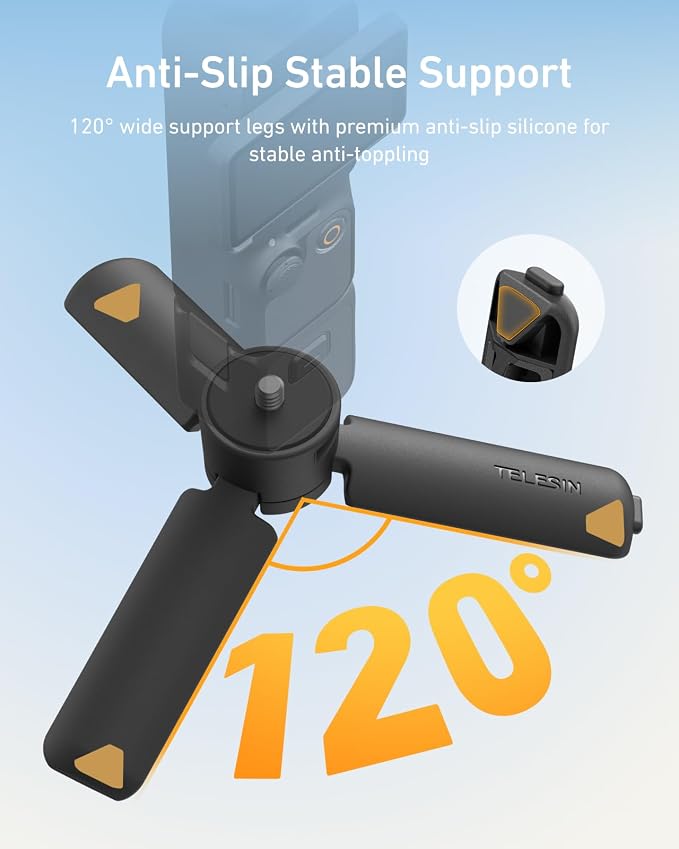 TELESIN Diving Selfie Stick & 0.1s Open Mini Tripod for DJI GoPro Insta360 | 25.7" 360° Waterproof Stick Pole w Hand Strap for DJI Osmo Pocket 4 3, Action 6 5 Nano, Go Pro Max 13 12, Insta360 X5 X4,Xtra - Image 5