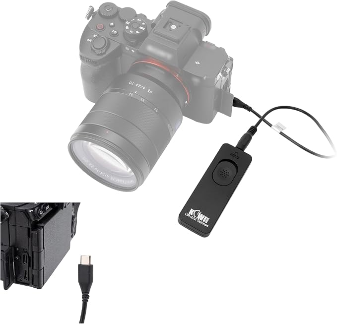 Kiwifotos Remote Shutter Release Cord for Sony A6700 A7V A7R VI A7CII A7CR | Remote Trigger for Sony ZV-E10 II A7 V A7RVI A7R6 A7C II ZV-E1 ZVE1 RX1R Mark III Cameras, Anti-Shake, with Extension Cable - Image 6