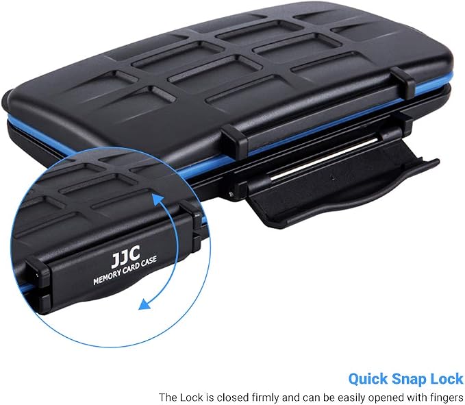 36 Slots SD Card Case Micro SD Card Case CF Card Holder Memory Card Holder Storage for 18 Micro SD Card, 12 SD SDXC SDHC Card, 6 CF Card - Image 6