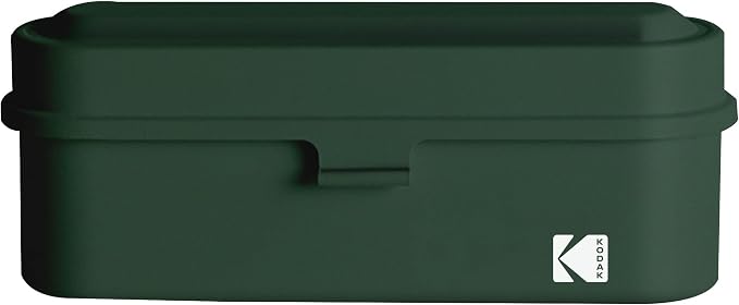 KODAK Film Case - for 5 Rolls of 35mm Films - Compact, Retro Steel Case to Sort and Safeguard Film Rolls (Olive) (Film is not Included) - Image 3