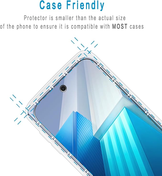 Screen Protector for Google Pixel 10 Pro Fold Tempered Glass | with Camera Lens Protector, Fingerprint ID Compatible, Anti Scratch, Bubble Free, 2+2 Pack - Image 6