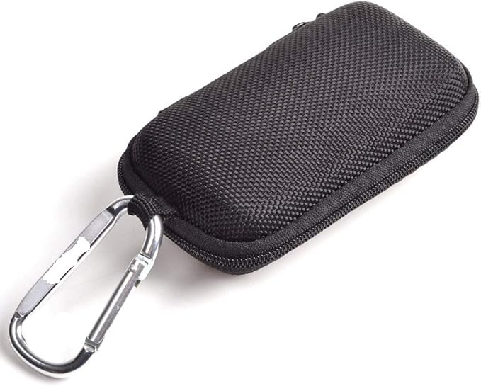 USB Flash Drive Case Bag, EVA Shockproof, Pressure Proof and Waterproof Hard Carrying Travel Case Bag for USB Cable, Earphones, Memory Cards, U Disk, Keys, Money - Black by Shuiniba