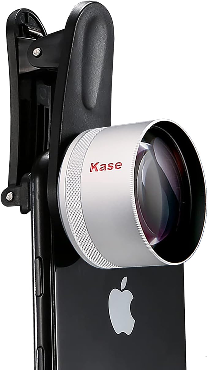 Kase HD Master Macro Lens for iPhone 17 16 15 14 13 12 Samsung Pixel Android, Macro Photography Phone Camera Lens Attachment, Long Shoot Distance 40-85mm by KaseFilter