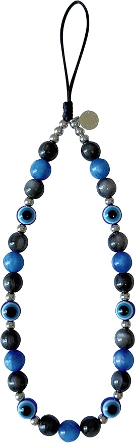 Drawwind Phone Charm Strap Cute Wrist Straps Cell Phone Charm String Y2K Aesthetic Lanyard Wristlet Chain for Case Camera AirPods Bags Keychains (Evil Eye) by Drawwind