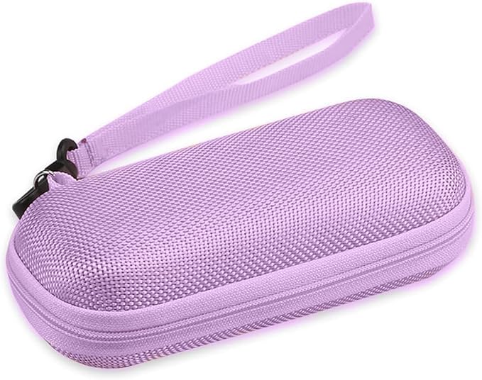 AGPTEK Carrying Case, EVA Zipper Carrying Hard Case Cover for MP3 Players | Storage Holder for Digital Voice Recorders, 3D Printing Pen, USB Cable, Earphones, Memory Cards, U Disk (Purple) by AGPTEK