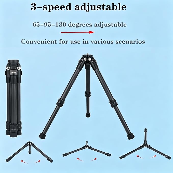 Heavy Duty Portable Carbon Fiber Desktop Mini Tripod Stand | 1/4" Screw for Insta360 X5/X4/X3/X2/RS,for Gimbal,Action Cam,Camcorder,Microphone,LED Light,Compact Mini Tripod - Image 3