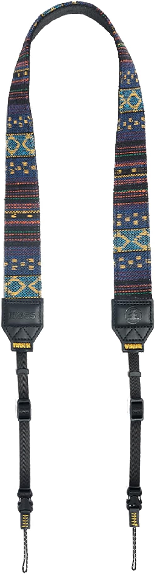 Nocs Provisions NocLoc Woven Tapestry Strap, Binocular & Camera Carry Accessory for All‑Day Comfort Hold - Midnight by NocsProvisions