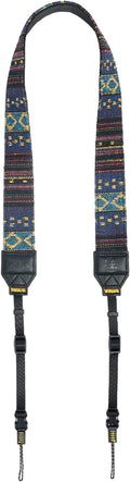Nocs Provisions NocLoc Woven Tapestry Strap, Binocular & Camera Carry Accessory for All‑Day Comfort Hold - Midnight by NocsProvisions