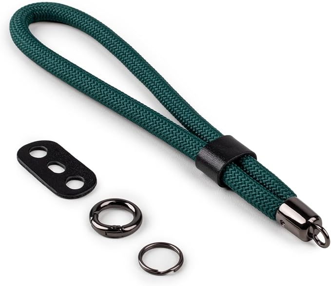 VOVMOEYA Camera Wrist Strap Rope,Camera Hand Strap Compatible with Fujifilm Nikon Canon Sony DSLR Camera - Dark Green by VOVMOEYA