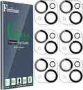 Ferilinso Camera Lens Protector for iPhone 14/15/14 Plus/15 Plus/13/13 Mini | 6 Pack, 9H+ Tempered Glass, Military-Grade Shatterproof Camera Cover, Case Friendly, HD, No Flash Glare for Night Shooting by Ferilinso