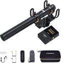 COMICA VM30 Wireless Shotgun Microphone with USB-C&3.5mm Output for Camera | Compatible with DSLR Cameras, Camcorders, PCs and Android Phones for Interviews, Podcasts and Video Creation by COMICA