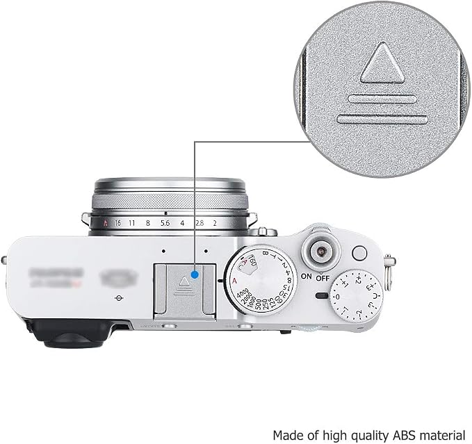 Camera Hot Shoe Cover for Fujifilm XT30III XM5 X100VI X100V XE4 XS20-Silver | Camera Hotshoe Protector Cap,for Fujifilm X Half XT5 XT4 XT3 XT2 GFX 100RF 50S II XH2 XH2S XT30II XT20 XT10 XS10 X100F X100T - Image 7