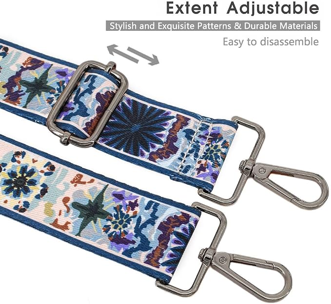 Replacement Purse Strap Shoulder Strap Adjustable Crossbody Strap for Women Crossbody Wide Shoulder Bag - Image 3