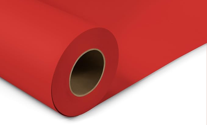 Denny Mfg Seamless Paper Backdrop for Photoshoot, Red, 53 in x 36 ft | Backdrop Roll, Matte Finish for Portraits, Product Photos and Video Shoots, Includes Free Roll Gaffer Tape (2 in x 13 ft) - Image 2