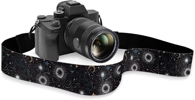 Coldinair Black Adjustable Camera Strap Universal Neck & Shoulder Soft Padded Strap for All DSLR Cameras,Binoculars by Coldinair