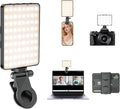 LED Portable Selfie Light, Video Conference Lighting Quality Lithium Battery CRI 97+, Clip & Camera Tripod Adapter, 3 Light Modes for Phone by Unknown