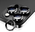 Camera Lens Protector for iPhone 15 Pro Max/15 Pro- Black | 9H Tempered Glass, Metal Individual Camera Cover, Accessories, Anti-drop, Case Friendly, HD Clear, Anti-Scratch by WumigooProducts
