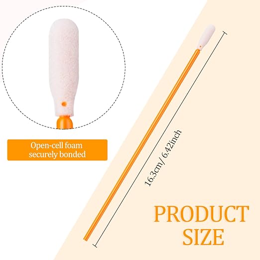 Chinco 200 Cleaning Swab Foam tip Sponge Stick | Foam Swab, Sponge Swab, Foam Tips ,Sponge Stick for Inkjet, Printer Print ,Head Camera ,Optical Lens Optical Equipment - Image 3