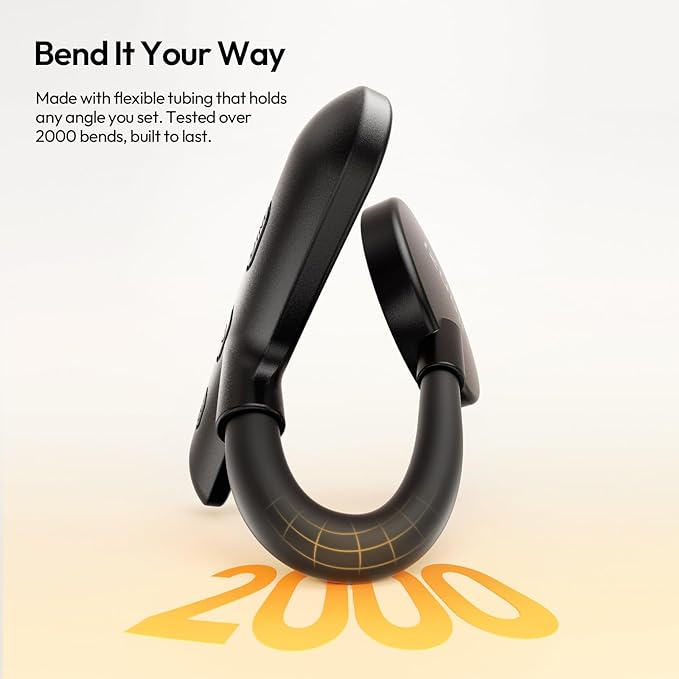 ULANZI M10 Magnetic Selfie Light Gooseneck Phone Reading Light with Magsafe | 2500-4500K 5 Brightness Levels & Modes Portable Flexible Arm Fill Light Video Conference Light for iPhone/Android/iPad/Laptop - Image 2